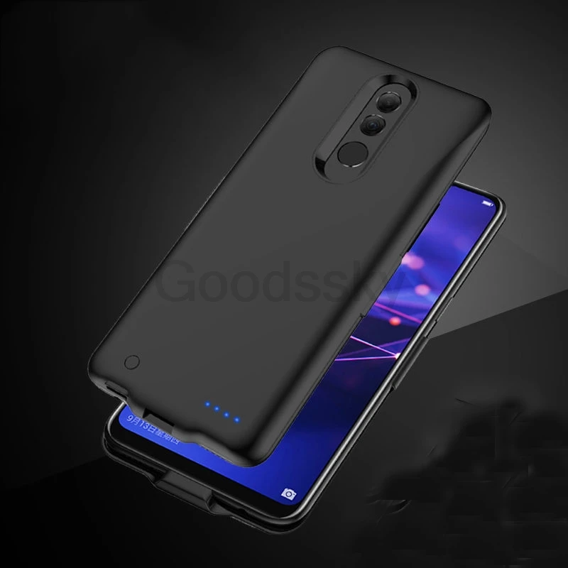 Тонкий чехол для зарядки аккумулятора 5000 мА/ч для Xiaomi PocoPhone F1 power Bank резервный противоударный чехол с зажимом для задней панели