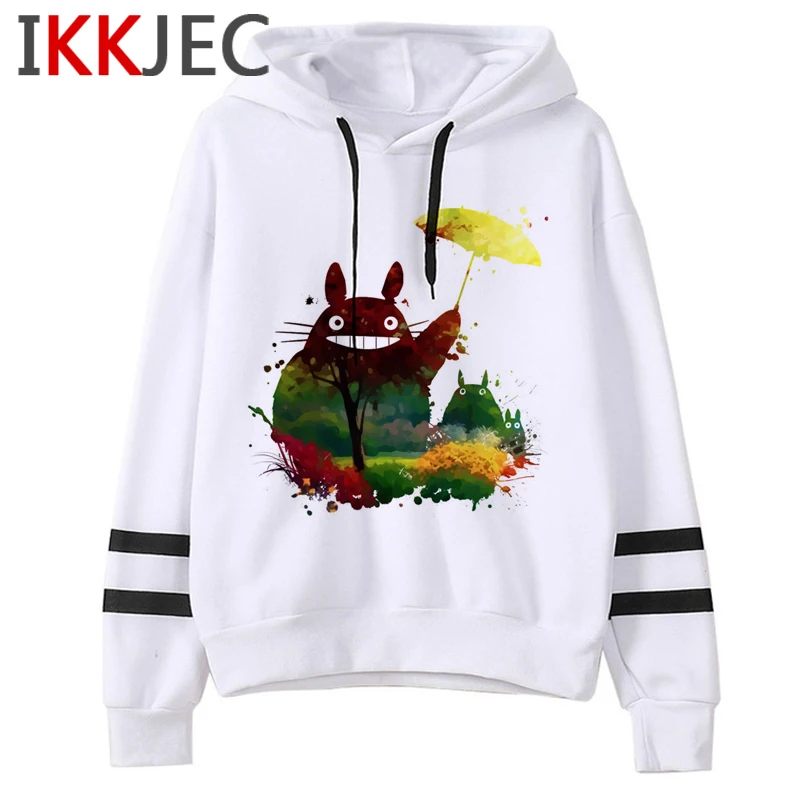 Totoro Studio Ghibli Harajuku Kawaii толстовки женские Ullzang Хаяо Миядзаки Забавный мультфильм толстовка 90s Графический милый с капюшоном Женский - Цвет: 2630