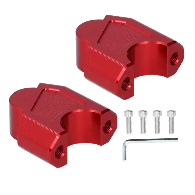

Cow Horn Vintage Car Parts 28mm Red Motorcycle Handlebar Riser Fit for Benelli TRK251/502C/TRK502/502X/Cub BJ500/752S