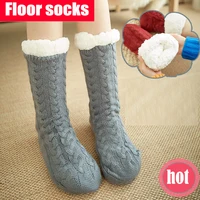 Socks Women Autumn Winter Room Home Sleep Christmas snow Slippers warm Terry thick Carpet woolen Socks Chaussettes Japan Sweets