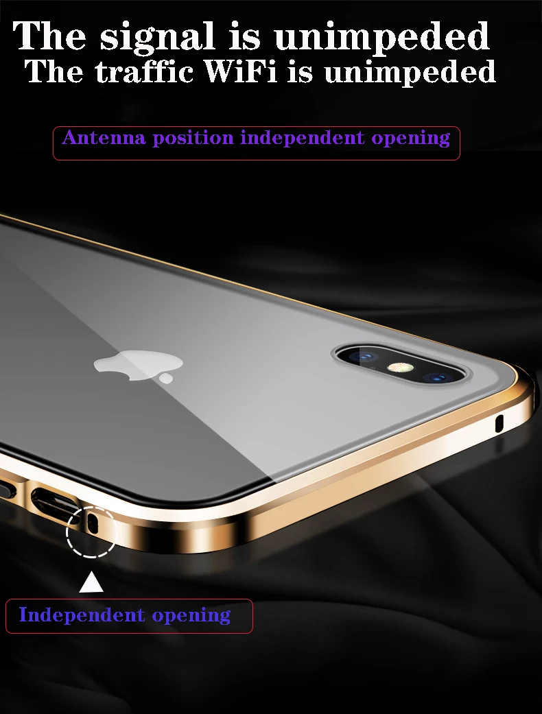 Магнитный чехол книжка на 360 ° для iphone12 Pro Max мобильный телефон двухсторонний