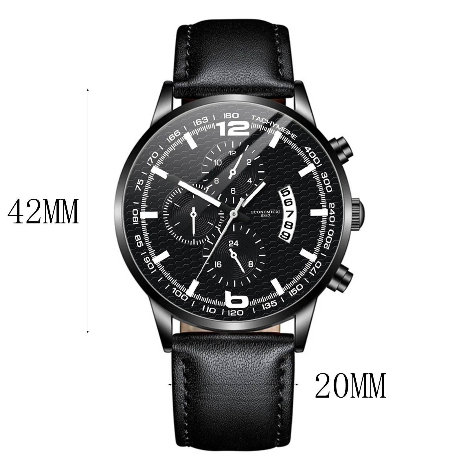 

Hot 2021 Mens Watch Fashion Cool Unique Digital Literal Multi Layer Dial Men Quartz Leather Watch Mens Watches Top Brand Luxury