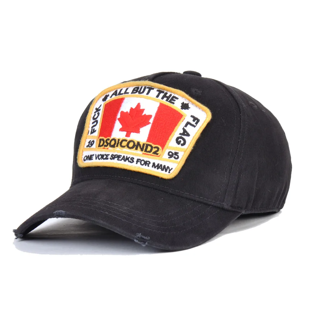 

Maple leaf DSQICOND2 Brand Baseball Caps Cotton ICON Letters High Quality Cap Men Women Embroidery Design Hat Trucker Dad Hats