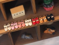ob11 doll shoes bowknot small leather shoes suitable for ob11 cu poche middie blythes holala doll shoes doll accessories