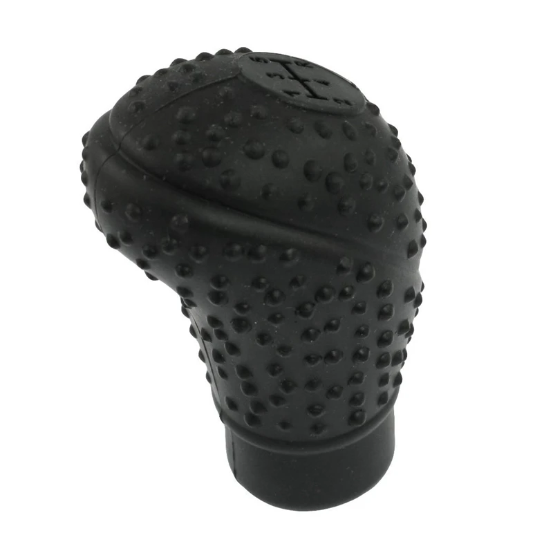 

anti-slip car truck silicone flexible shifter knob cover black