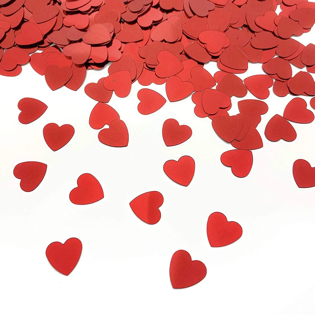 

2.5CM Paper Confetti Accessories Anniversary Confetti Decorations Heart