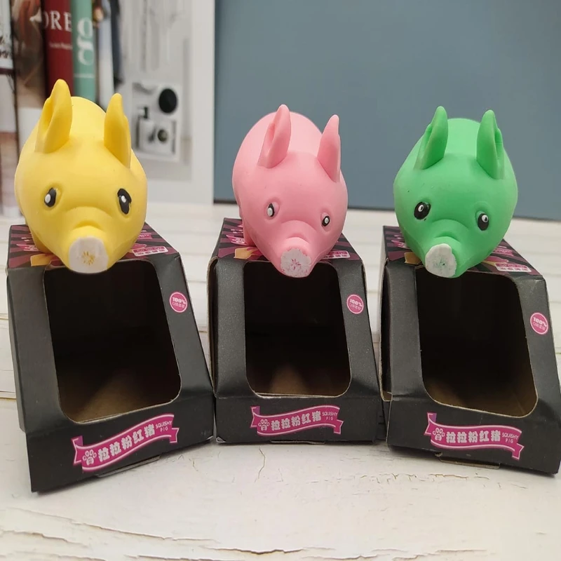 

Mini Pig Squeeze Toy for Kids Release Adult Stress Screaming Toy for Christmas Birthday Gift Desk Decoration