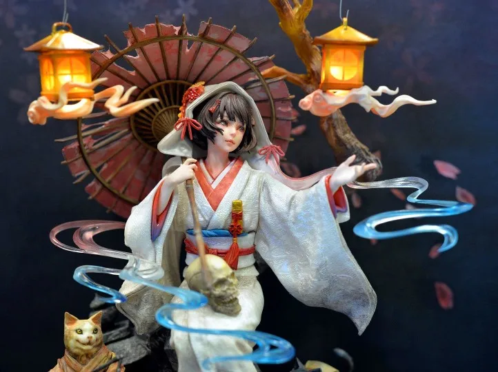 Набор для гаража белая форма из смолы ручной работы WF2020 зимняя маленькая скраб