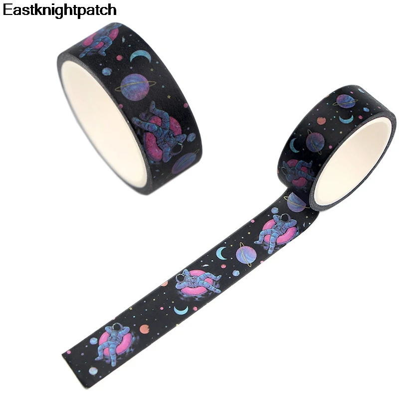 Космонавт в космосе DIY Скрапбукинг клейкая лента Васи бумага Маскировочные ленты