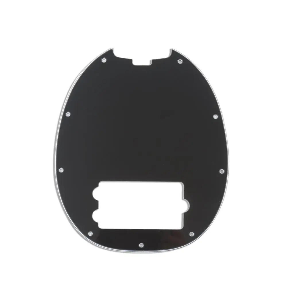 Musiclily 9 отверстие Бас накладку для Musicman ската, бас, 3Ply черный