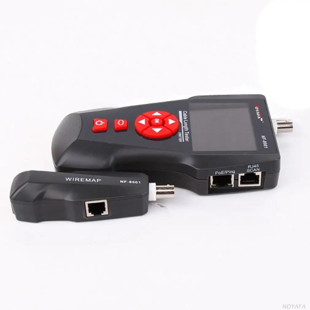 NF-8601A Профессиональный кабельный тестер/сетевой тестер PING test POE тест перекрестный тест