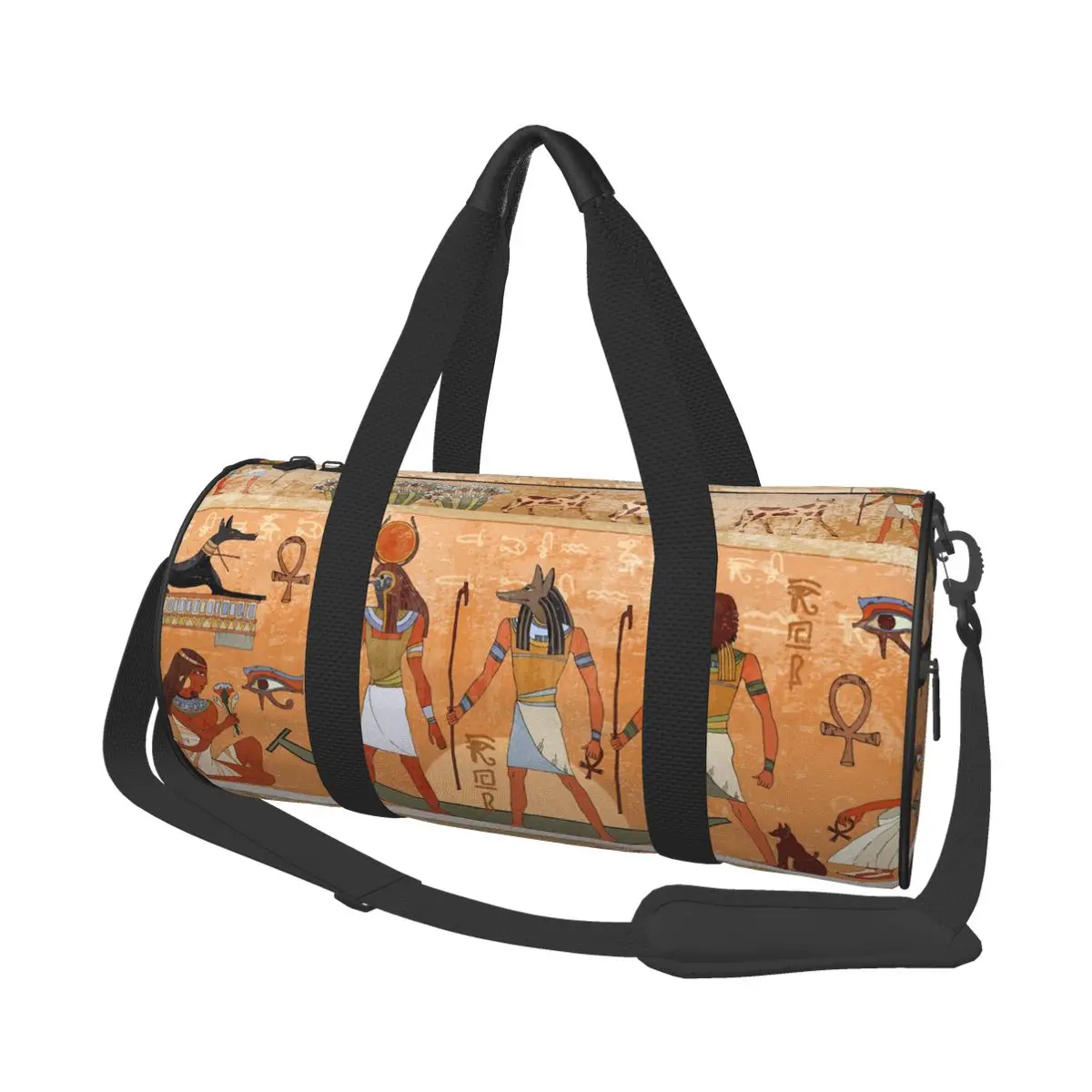 

Travel Duffel Handbag Ancient Egypt Scene Multifunction Weekend Bag Casual Duffel Shoulder Bag Overnight Bag