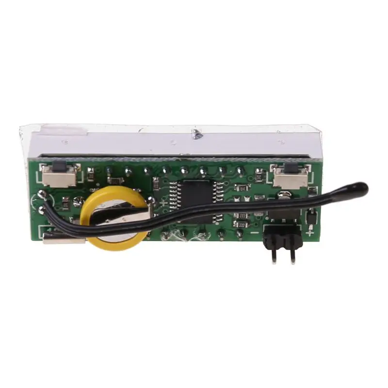 digital car led electronic clock time temperature voltage 3 in 1 meter 12v 5 20v y5ja free global shipping