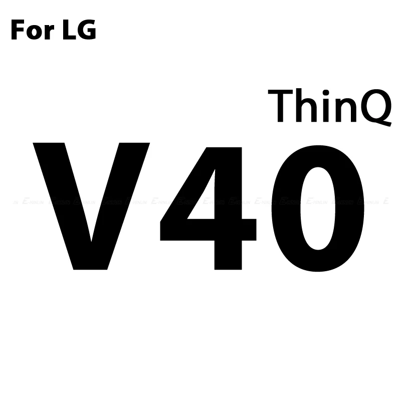 For LG V40 ThinQ Защитная пленка на весь экран для LG G8 G7 G6 Q8 Q7 Q60 Q6 Plus V40 V50 ThinQ Alpha 5G W30 W10 закаленное стекло - Цвет: For LG V40 ThinQ