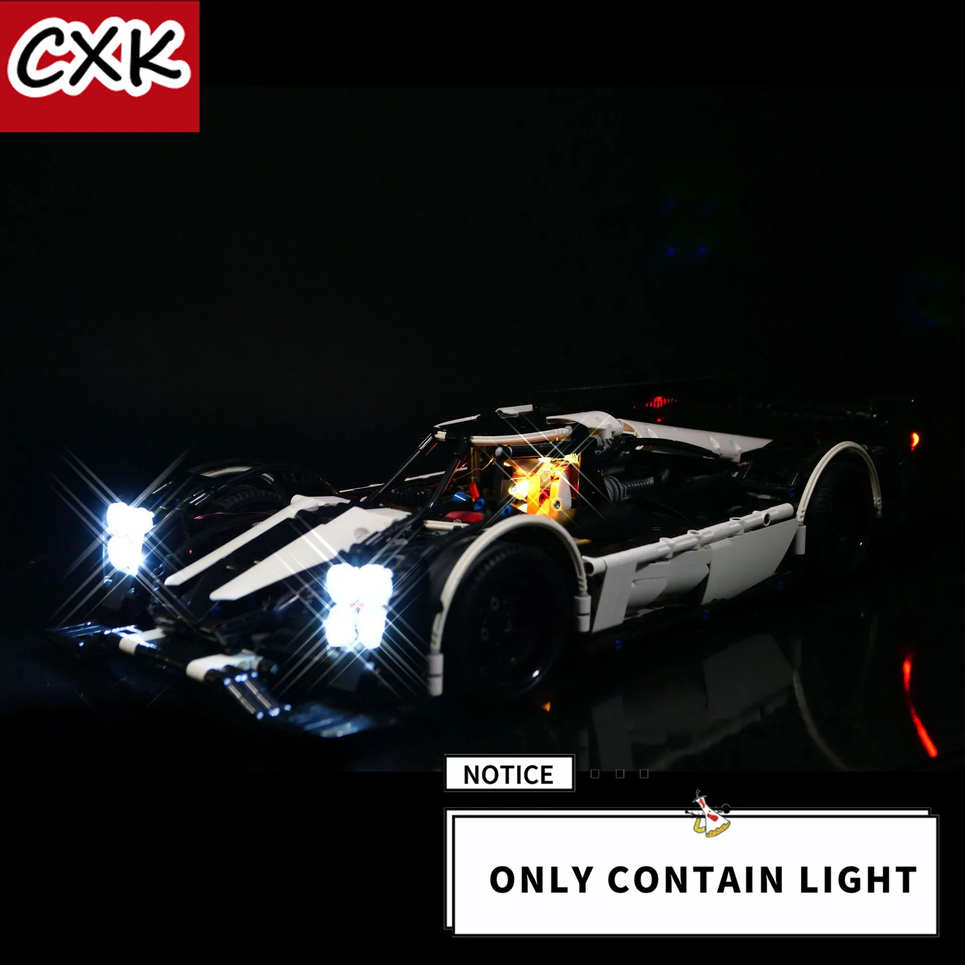 

Light Set For SPEEDY CAR Building Blocks Model Lamp Kit Compatible With LEGO Brand Toy (Only light included)