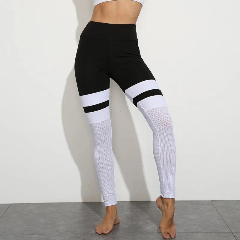 Женская обувь Босоножки с перфорацией Черный шить белые контрастные штаны для