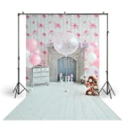 HUAYI фотография фон для новорожденных Детский душ день рождения Студия фото фон интерьер девушки фото декорации XT-6680
