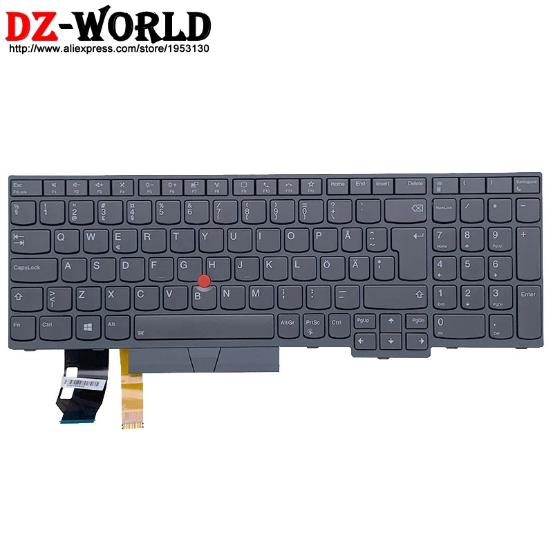 Клавиатура новая Оригинальная серая SE FI шведская финская с подсветкой для