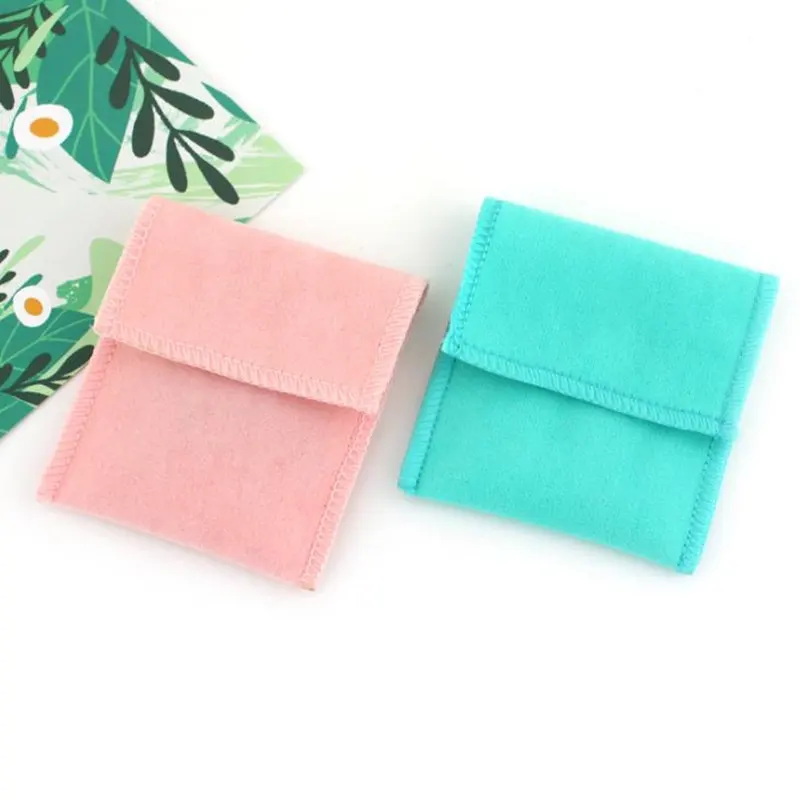 300pcs Jewelry Velvet Bag With Dark Buckle Wedding Packing Envelope Pouch Double Sided NO312 | Дом и сад