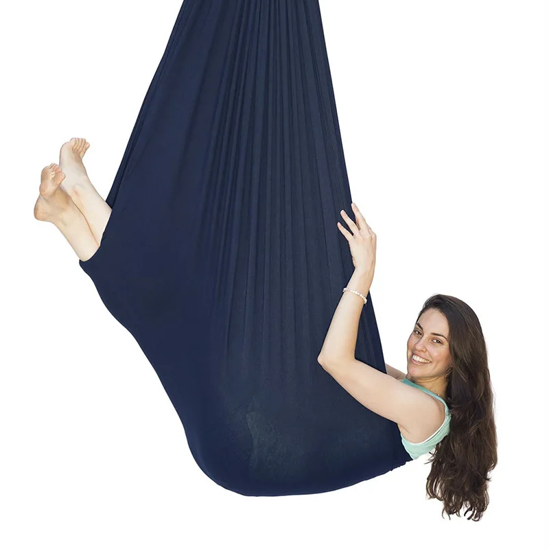 

2.8m Durable Elastic Aerial Yoga Hammock Soft Elastic Parcel Steady Seat Swing Children's Adult Toy Swings