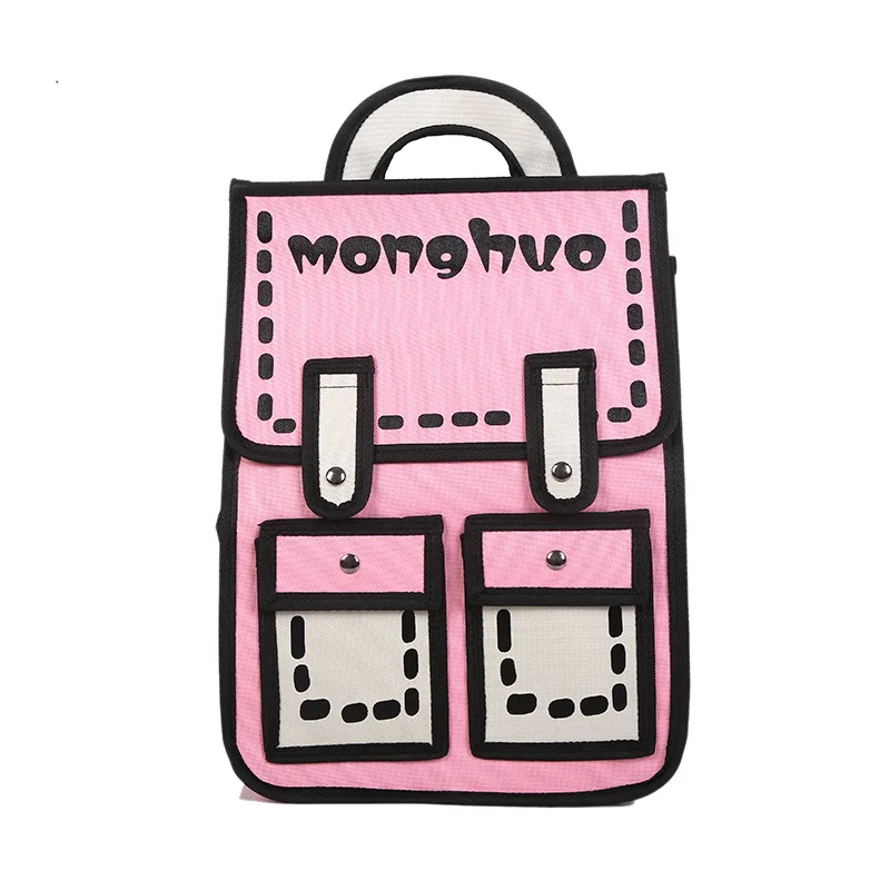 

Preppy Style School Bags for Teenage Girls Kawaii Print Women Backpack Waterproof Travel Bagpack Canvas Shoulder Bags Rugzak