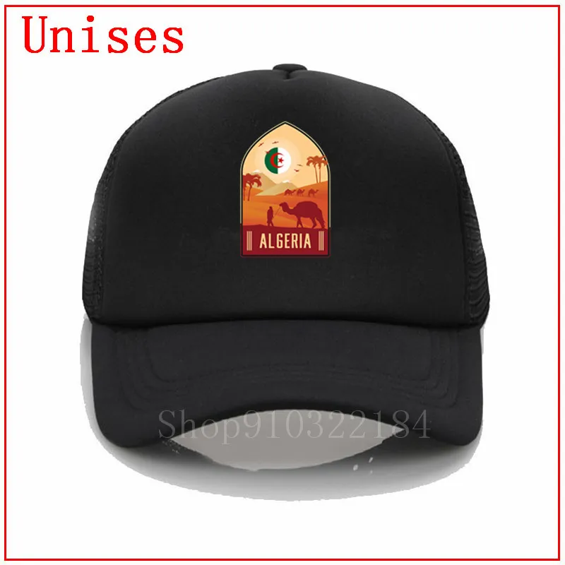 Алжирский красивый дизайн с флагом Алжира черные живые вещества хип-хоп шляпы