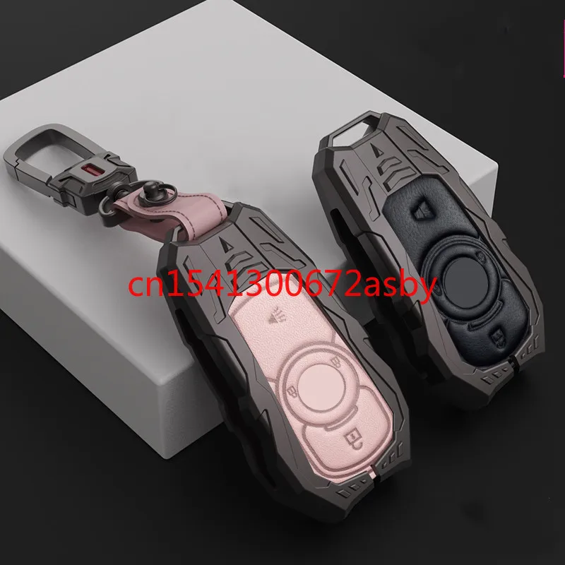 

For Buick Regal Envision New Encore GX Enclave LaCrosse GL6 Car key cover metal leather full key remote control protective shell