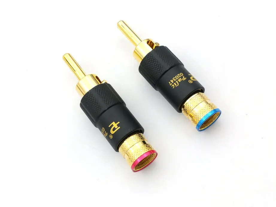 2 шт. Высокое качество 24k Аудио разъем для динамика типа банан винтовой замок
