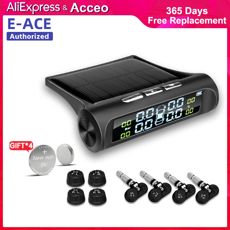 Система контроля давления в шинах ACCEO Предупреждение дюйма со встроенными