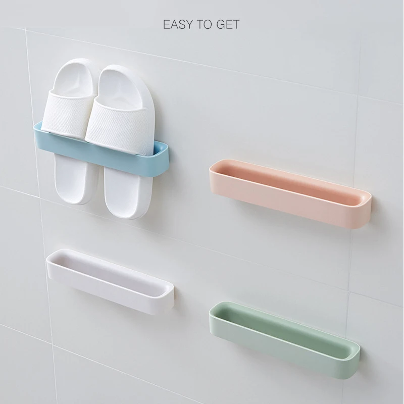 Трехмерная компактная бесшовная полка для хранения обуви настенный органайзер