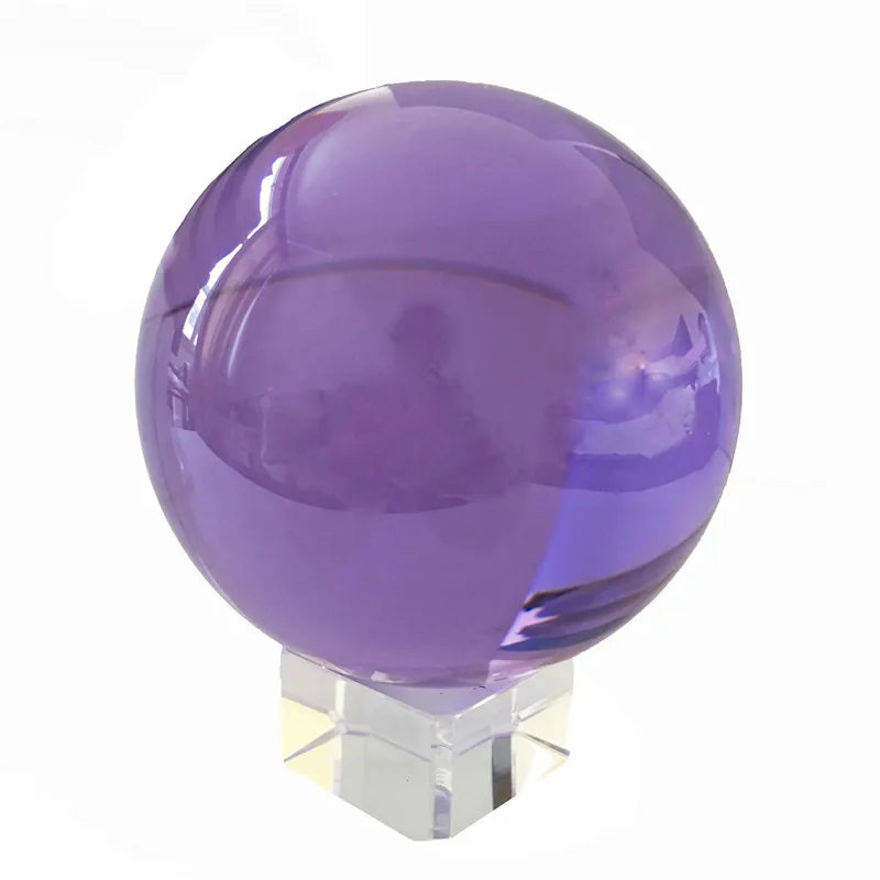 30mm-100mm Lilac Crystal Ball Asian Rare Obsidian Sphere Healing Stone Decor Feng Shui | Лампы и освещение