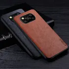 Чехол для Xiaomi Poco X3 GT Pro NFC Premium Retro Litchi, кожаный чехол-накладка для poco x3 nfc x3 pro gt, чехол для телефона в деловом стиле
