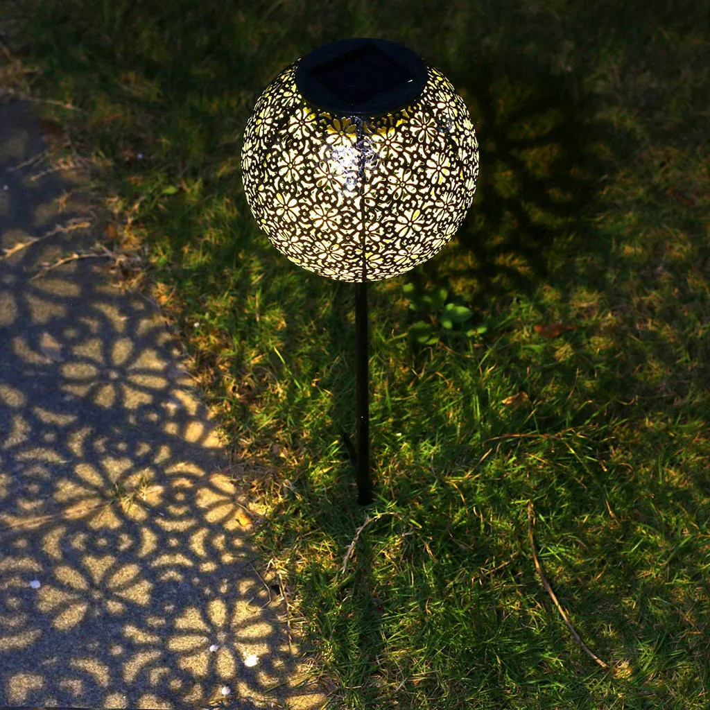 Светодиодный светильник для украшения сада на солнечной батарее уличный