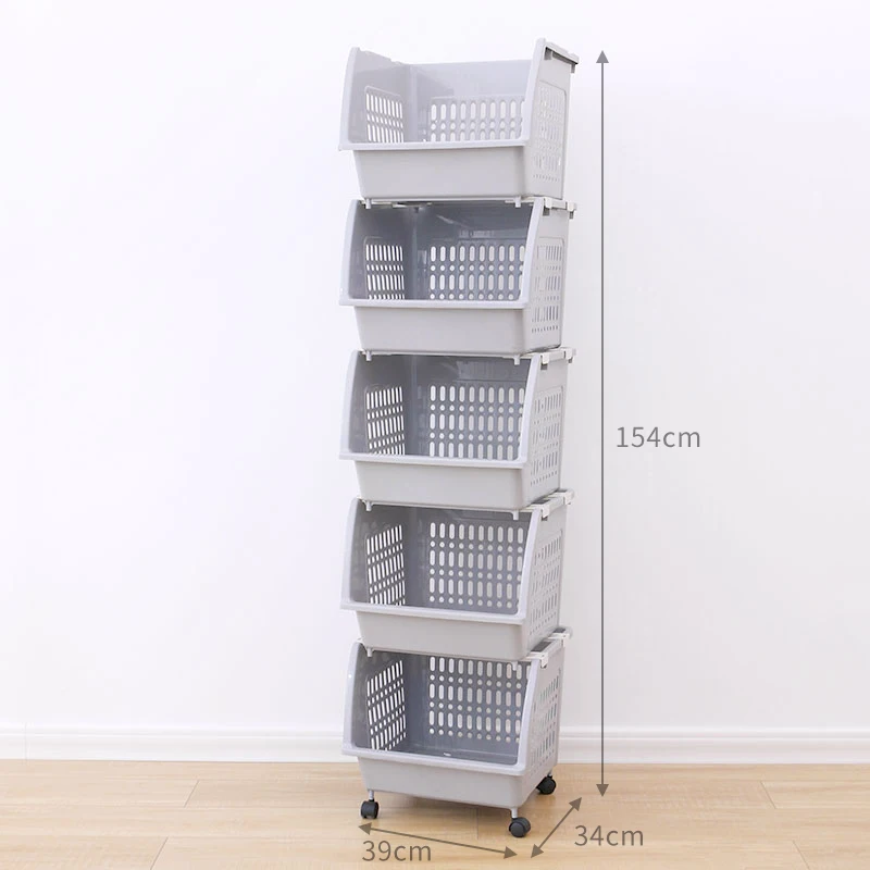 Large 5 layers blue BNBS кухонный Органайзер хранилище полки для хранения и организации кухонных колес стеллаж для хранения предметов кухонных принадлежностей - Цвет: Large 5 layers blue