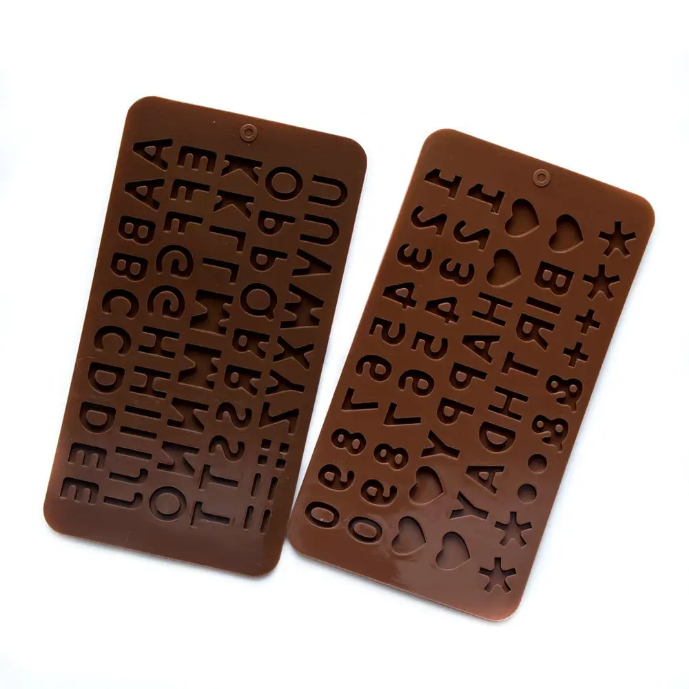 1 шт. инструменты для украшения тортов силиконовая форма шоколада буквы и цифры