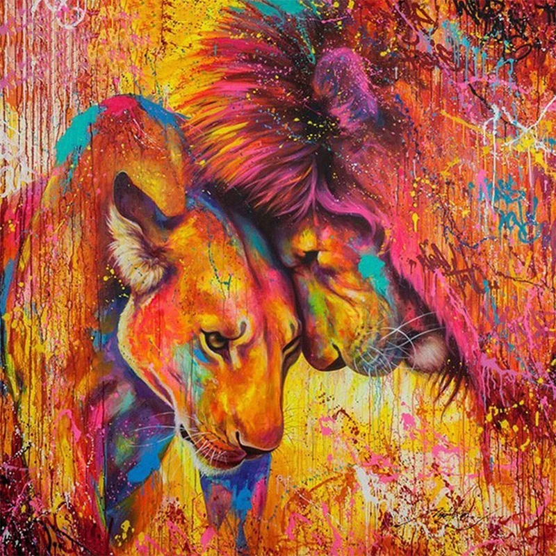 

5d Diamond Painting Lion King Diamond Embroidery Animal Rhinestones Pictures Diamond Mosaic Diy Handicraft Home Decor