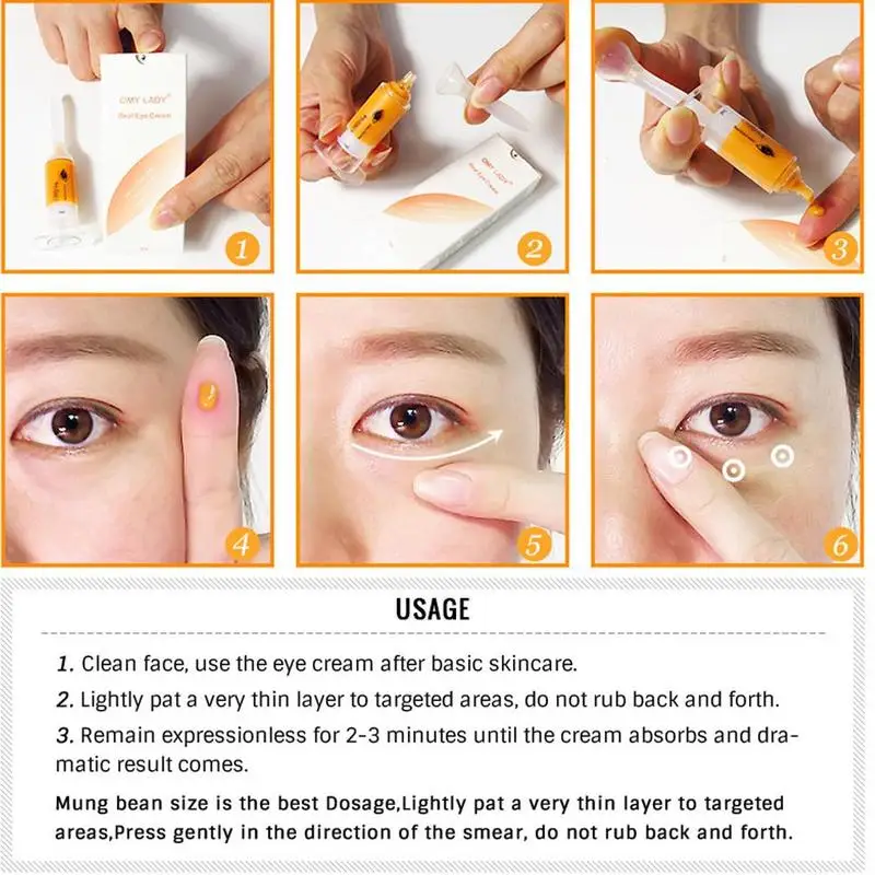 EyeCream мгновенное удаление глазных мешков подтяжка глаз припухлость темных кругов