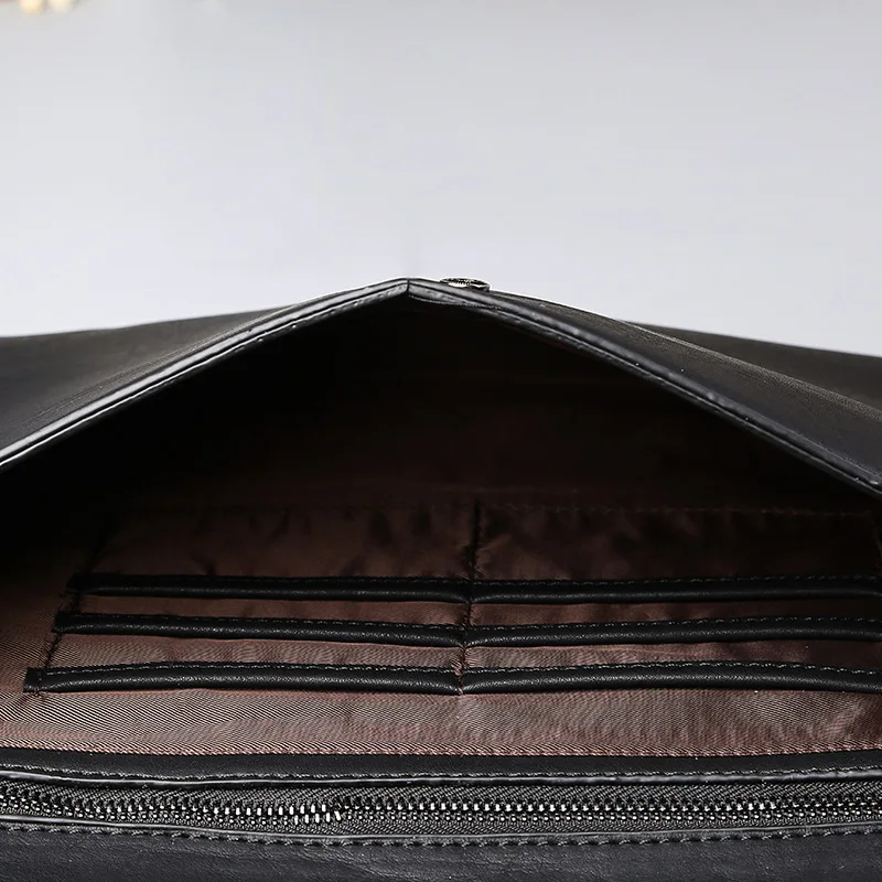 Офисные Сумки конверты для мужчин тонкие сумки через плечо мужской мессенджер