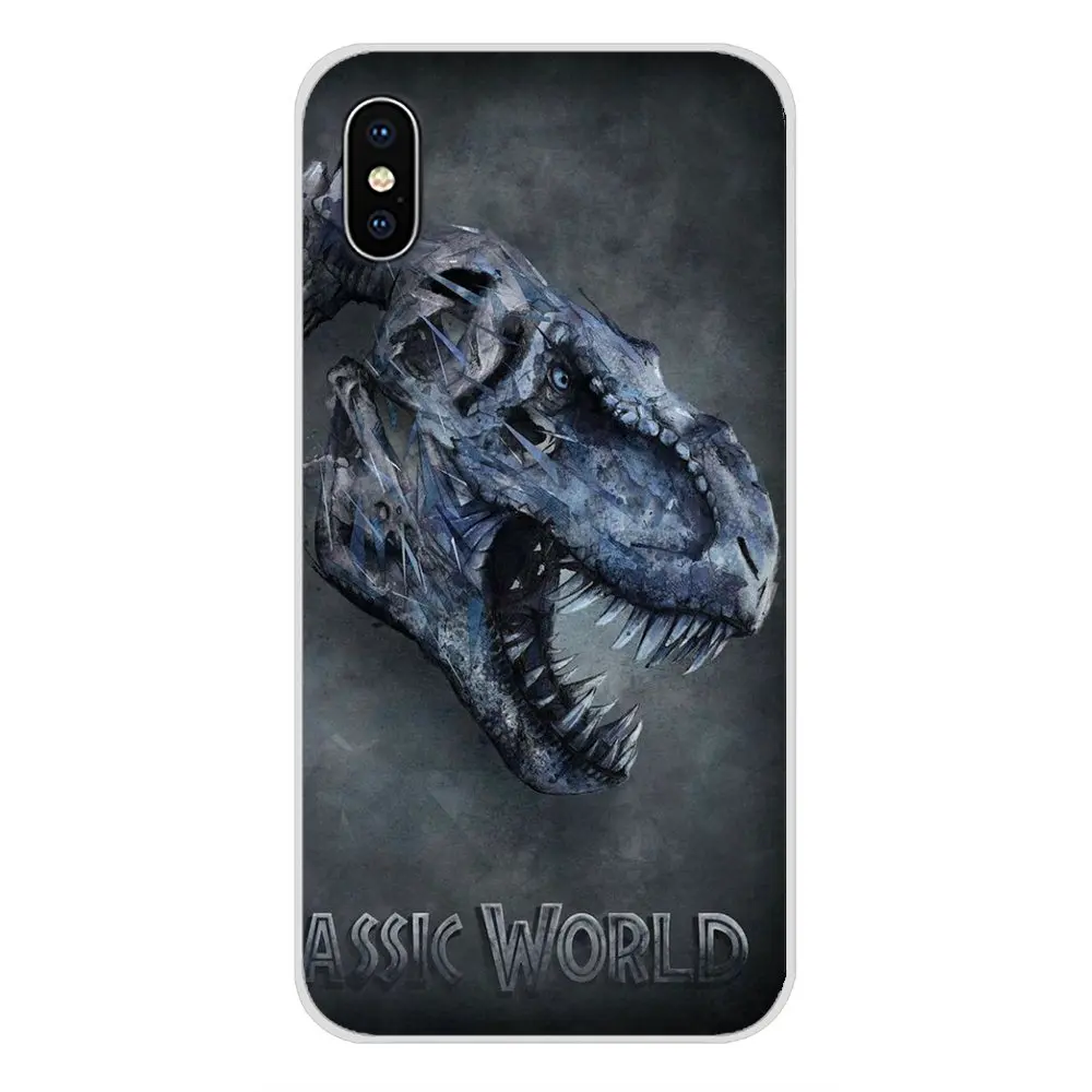 Силиконовые аксессуары для телефонов Jurrasic World чехлы Apple iPhone X XR XS 11Pro MAX 4S 5S 5C SE 6S 7 8