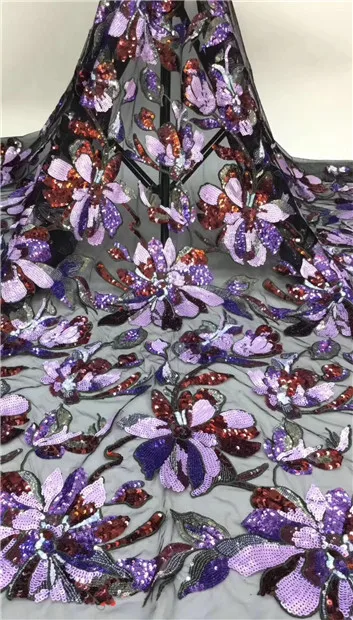 Свадебные блестящие кружевные разноцветные африканские ткани высокого качества