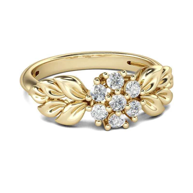 

14K желтого золота ювелирные изделия кольцо с бриллиантом для женщин Роскошные обручальные кольца Bizuteria Anillos драгоценный камень из 14-каратно...