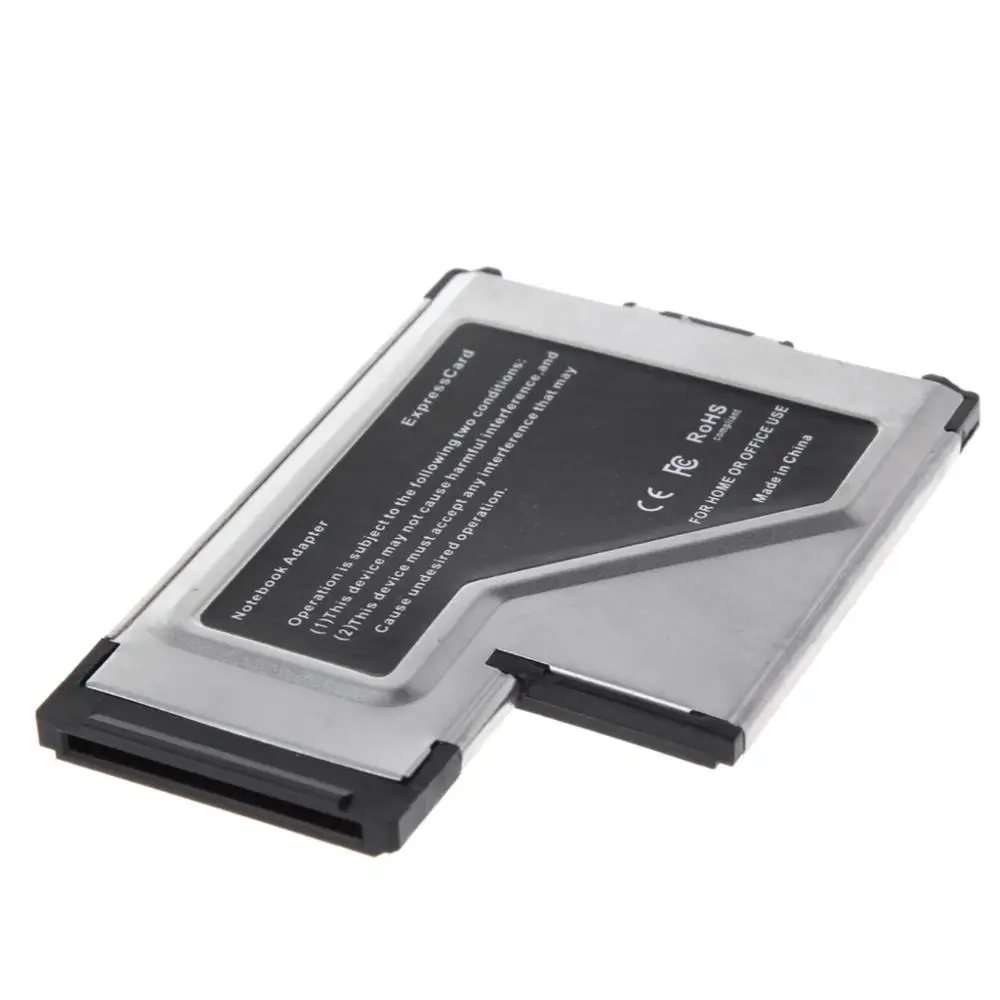 2 порта USB 3 0 концентратор экспресс карта скрытый 54 мм адаптер ExpressCard для