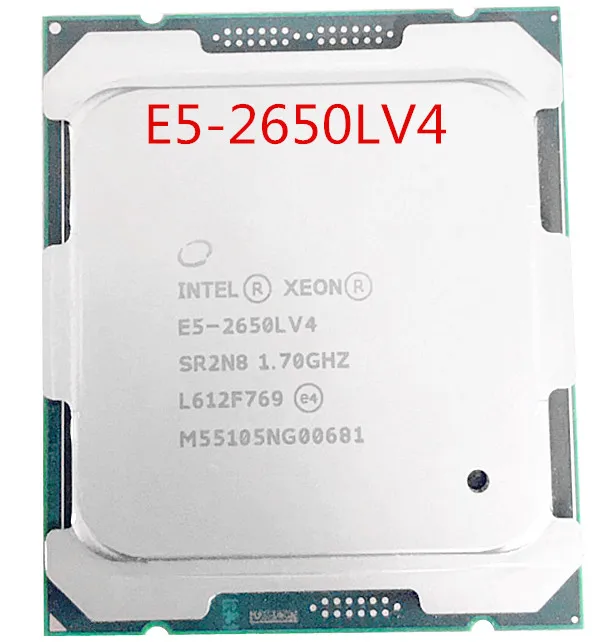 Оригинальный E5-2650LV4 оригинальный Intel Xeon E5 2650LV4 1 70 ГГц 14 ядер 35 Мб - Цена: 4609.92