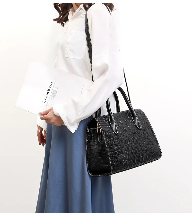 Brand luxury handbags women bags designer crocodile pattern lady handbag fashion shoulder crossbody bags for women tote bag