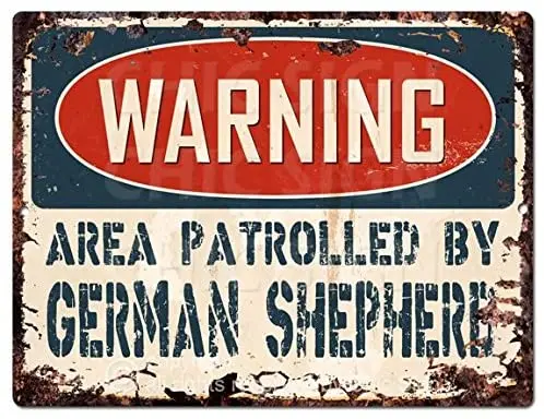 

Antique Plaque Poster Homepage Classic Retro 20x30cm Patrolling Guard Zone Newfoundland Metal Aluminum Dog Tag