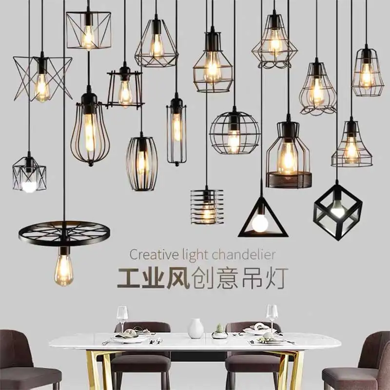 

American Retro Industrial Style Chandelier Modern Iron Art, Suitable for Restaurant Chandelier Art Decoration Bar Cafe