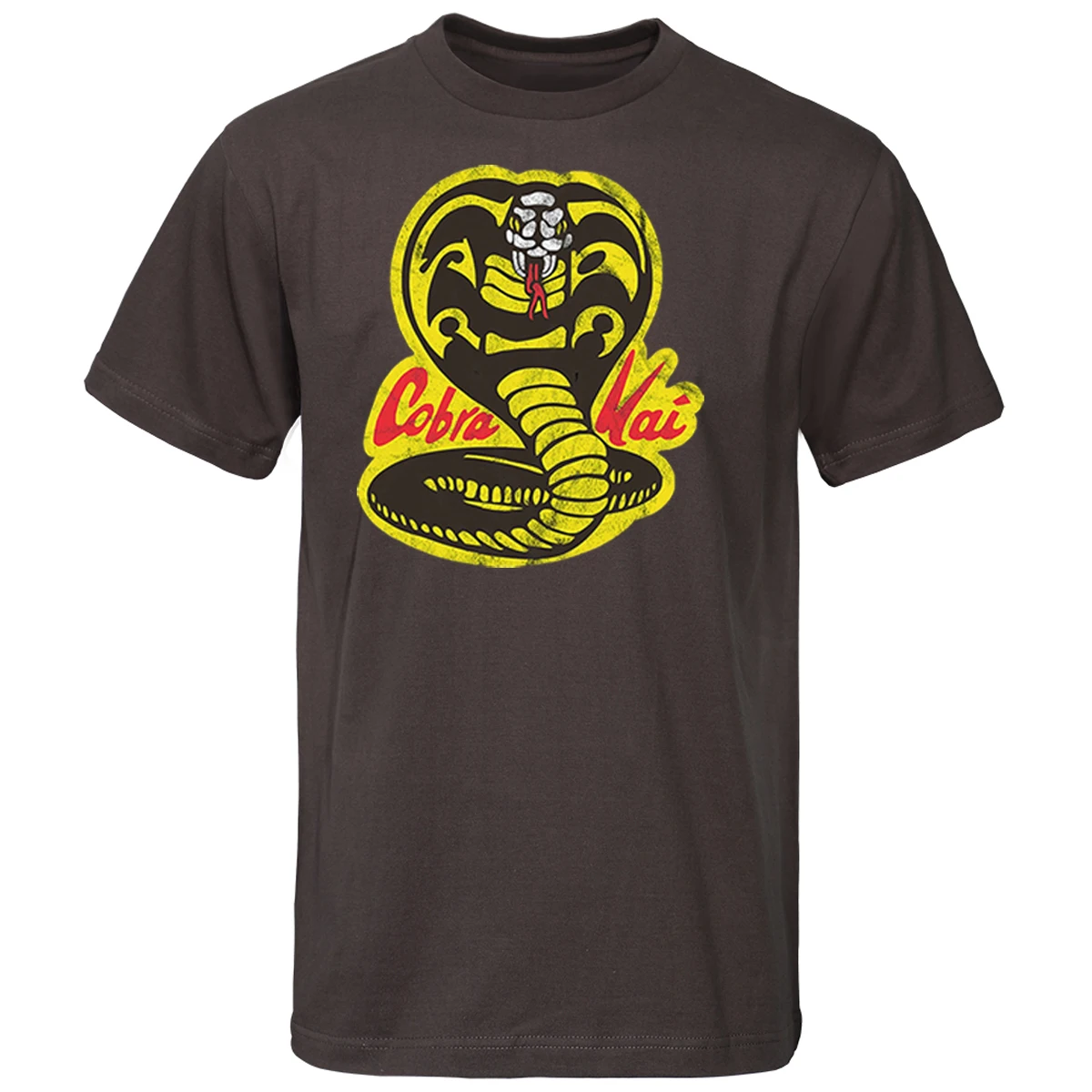 

Cobra Kai Shirts Strike Hard Strike First No Mercy T-Shirts Man's T-shirt Camiseta Karate Kid T Shirt Tshirts Round Neck Tops