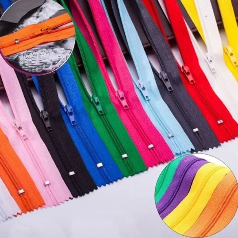 Невидимые нейлоновые молнии с закрытым концом 10 шт. 20 см для ручного шитья