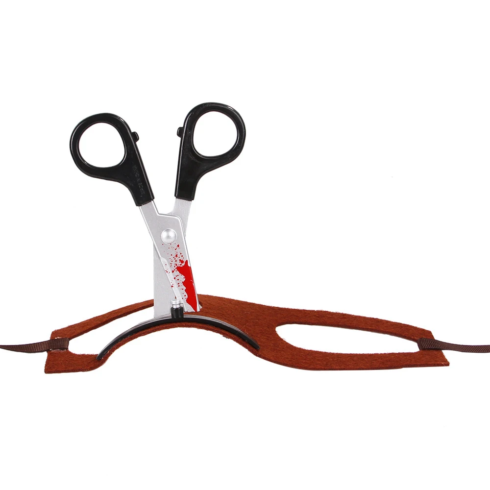 Scissor Забавный головной убор для собаки, кошки, на Хэллоуин, Рождество, пила, шапка для маленьких средних, для собачек-Мопсов, хитрый реквизит, аксессуары, костюм для кошек S/M - Цвет: Scissor
