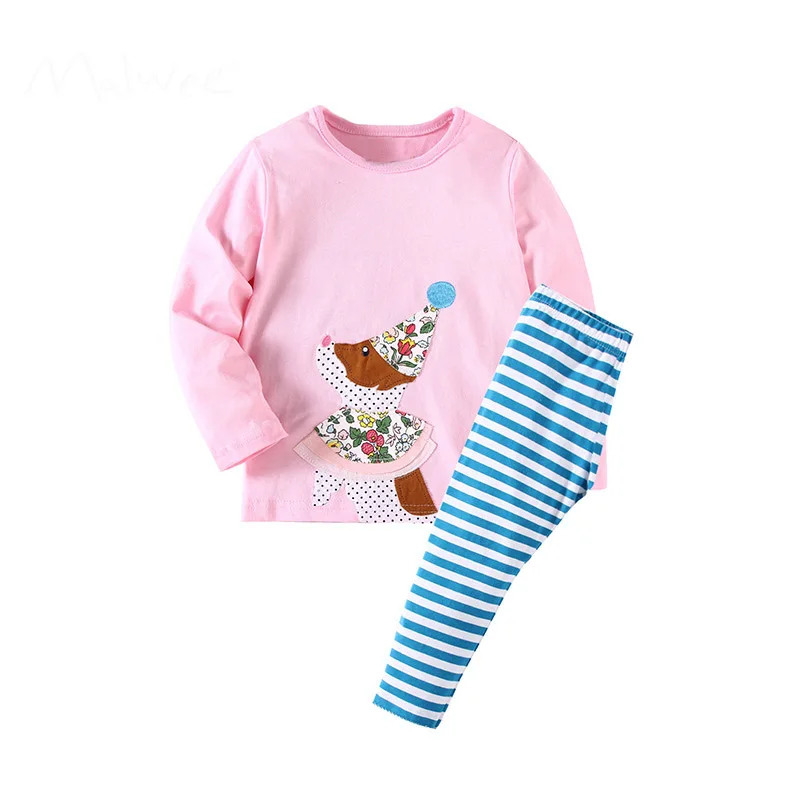 3825 same picture Little maven 2-7Years Осень Хлопок Дети Малышей Девочка Комплект Одежды детская Осень Бутик Наряды Комплекты Одежды Для Девочек - Цвет: 3825 same picture
